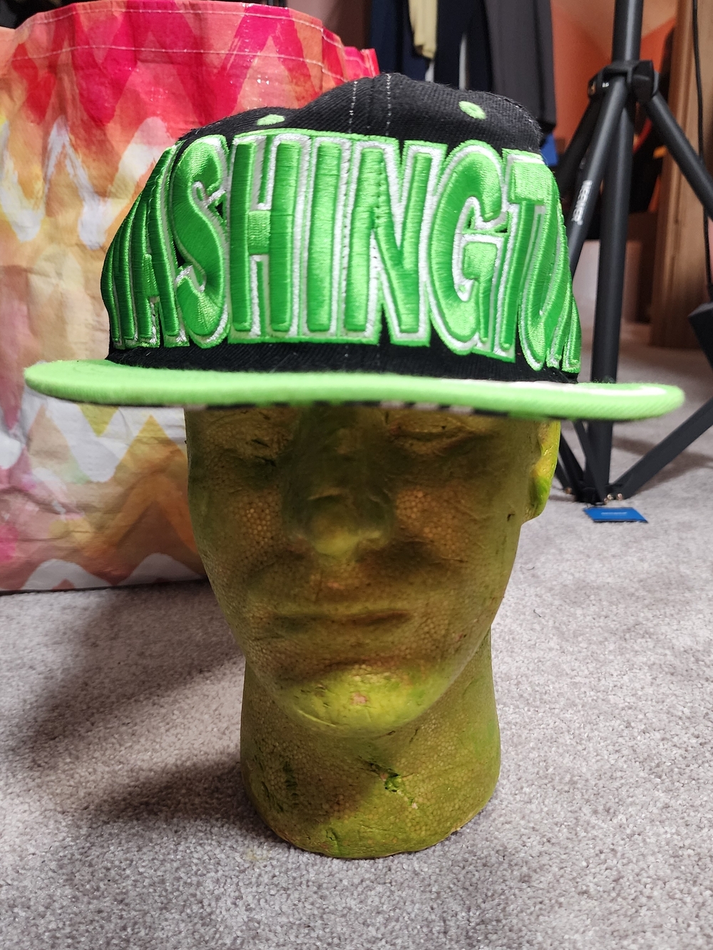 City Hunter Washington DC Acrylic Flat Bill Snapback Cap Hat